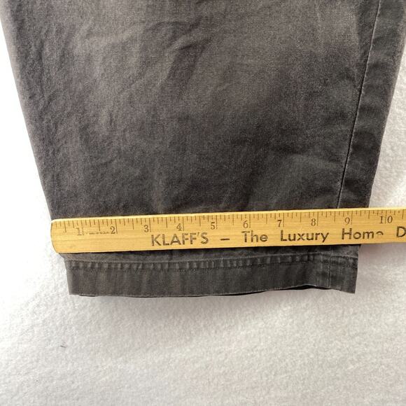 EILEEN FISHER Pants 1X Plus Cotton Straight Ankle High Waist Trouser Gray - Picture 12 of 13